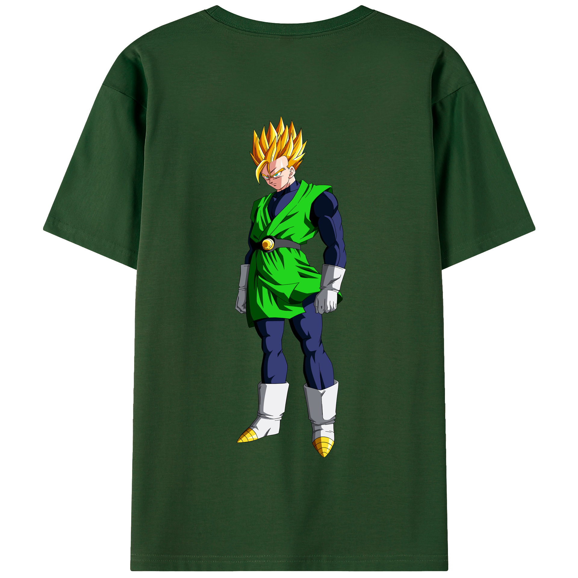 （画像用） ドラゴンボール 孫 悟飯（そんごはん）DRAGON BALL Son Gohan 綿100％半袖Tシャツ（背面プリント）